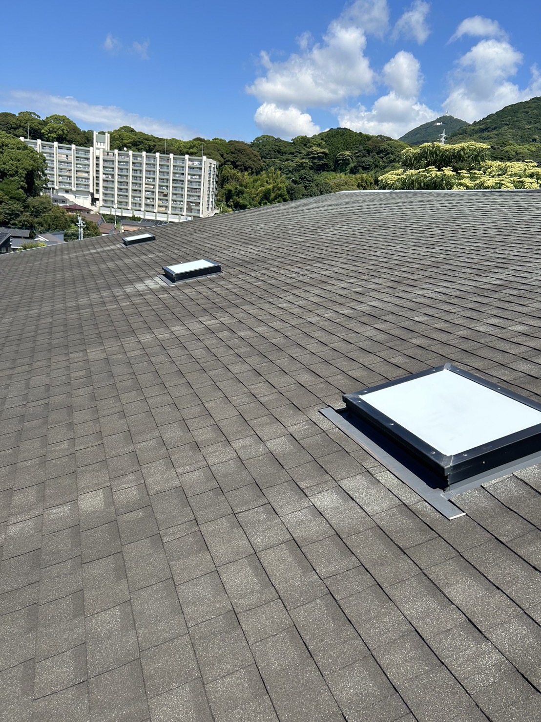 八幡西区施工事例　デイサービス施設　サンゲツ　外貼目隠しフィルム