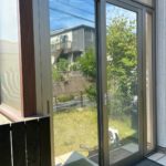 北九州市小倉南区戸建　窓ガラスフィルム施工事例　グラフィル　RSP15　遮熱ミラーフィルム